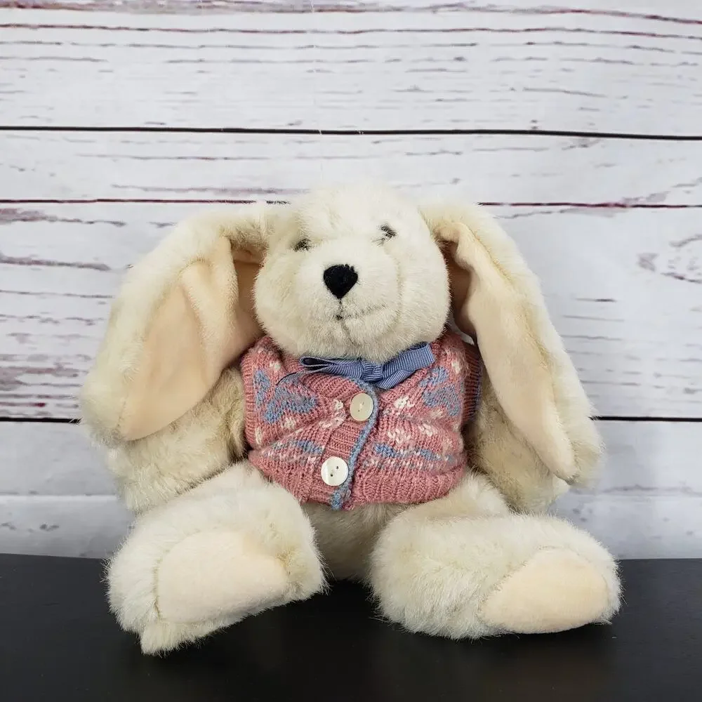 Bunny Rabbit Plush with Pink Sweeter
